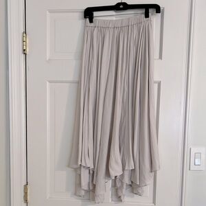 Sleek A-line very pale pink by Anthropologie skirt